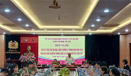 Cụm thi đua số XIII thành phố Hà Nội tổ chức Hội nghị sơ kết công tác...